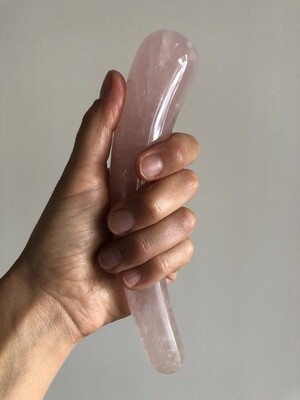 Rose Quartz Crystal Pleasure Wand