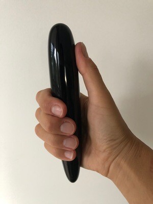 Obsidian Crystal Pleasure Wand