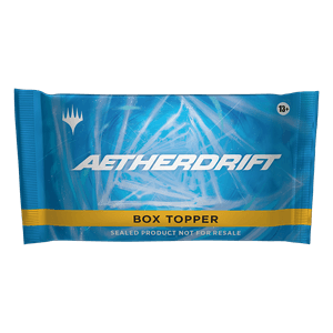 Box Topper booster de Aetherdrift en anglais