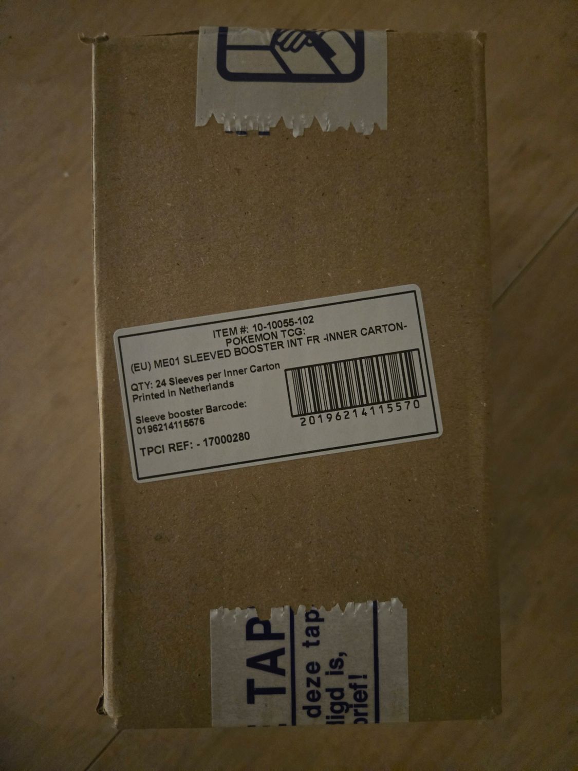 Case de 24 Sleeved Boosters de Mega Evolution en Francais