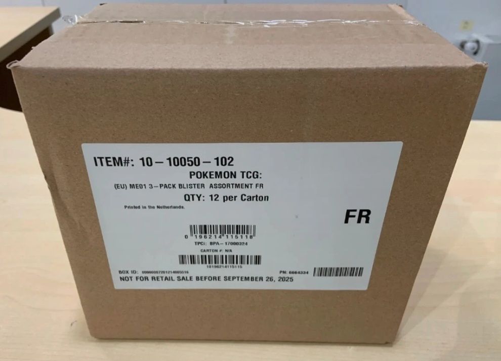 Pokemon Mega Evolution Case 3 Pack Blister  VF