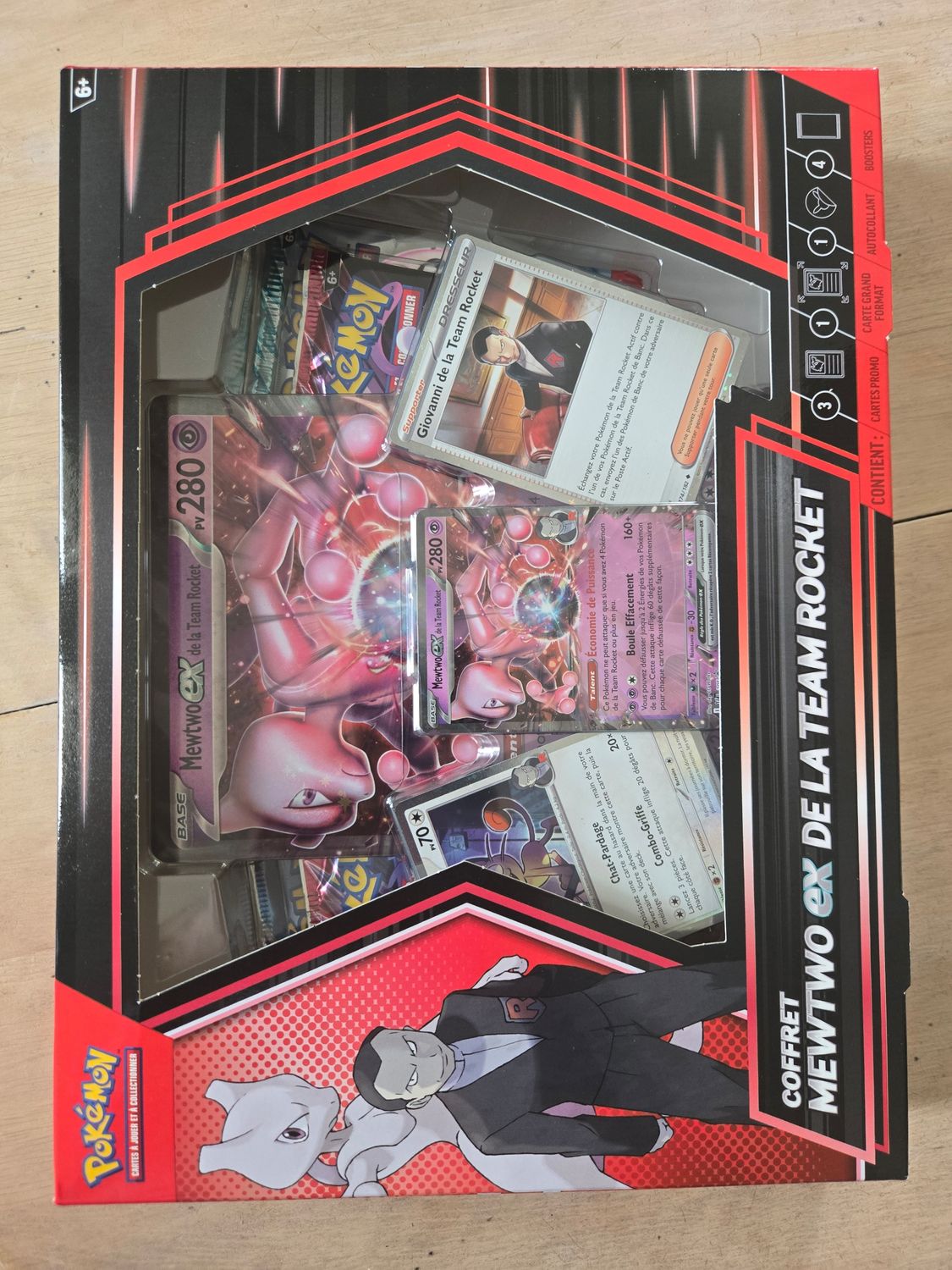 Coffret Mewtwo ex de la Team Rocket  