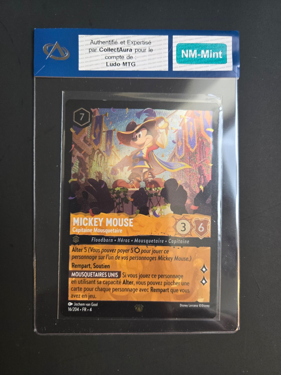 FOIL Mickey Mouse - Capitaine Mousquetaire