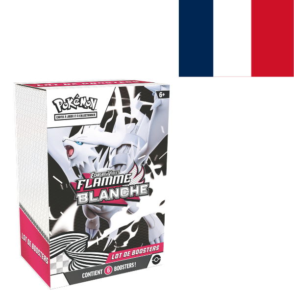 Pokémon EV10.5 JCC Ecarlate & Violet Flamme Blanche Lot de Boosters