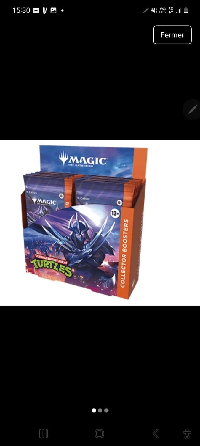 Magic: The Gathering - Display de Boosters Collector Teenage Mutant Ninja Turtles (12 Boosters) - FR