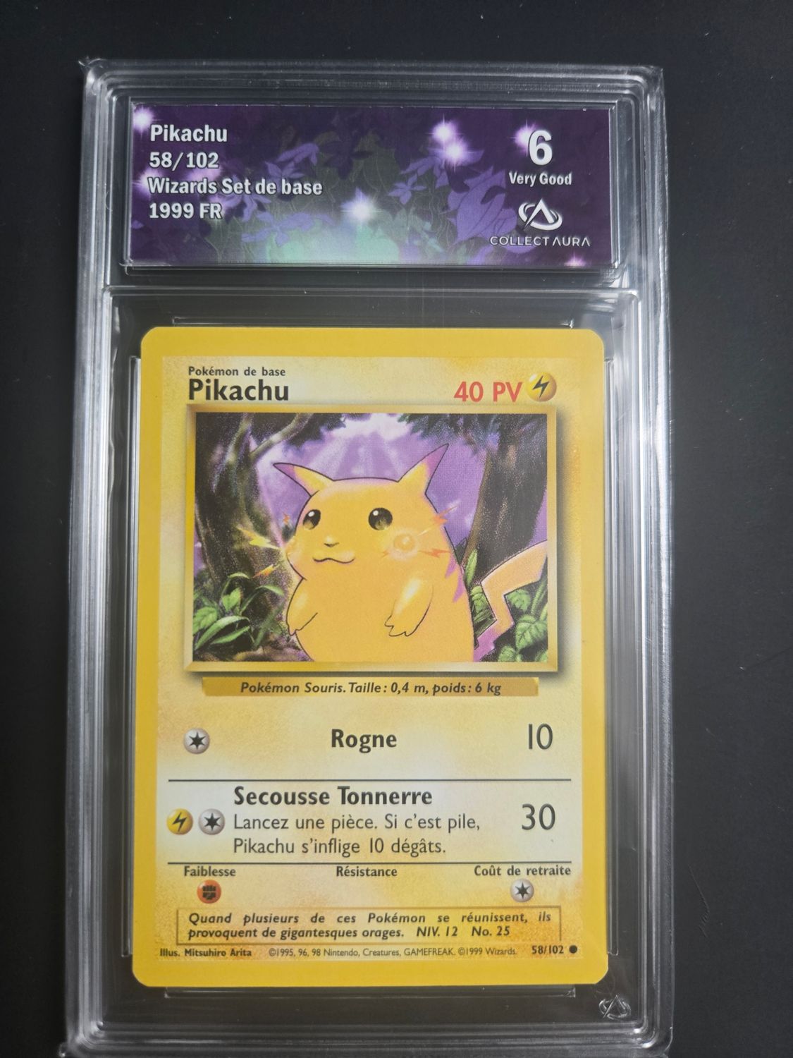 Pokemon Set de Base Pikachu 58/102