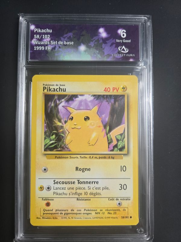 Pokemon Set de Base Pikachu 58/102