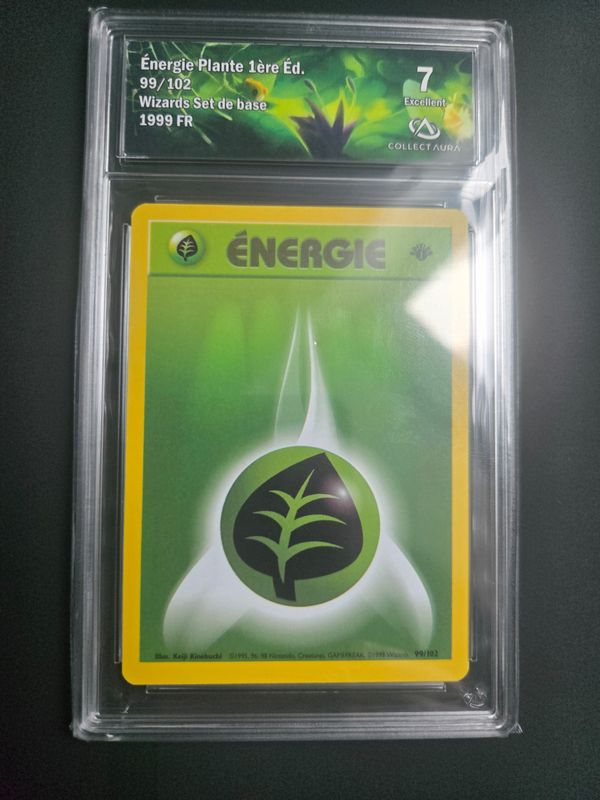 Pokemon Set de Base Énergie Plante 1ère Edition 99/102