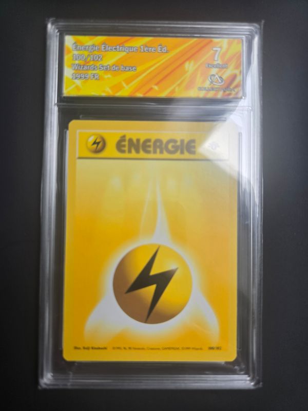 Pokemon Set de Base Énergie Électrique 1ère Edition 100/102