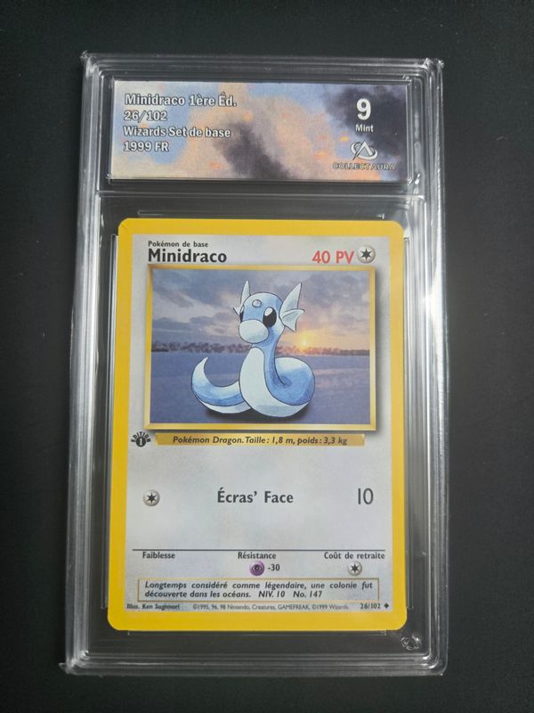Pokemon Set de Base Minidraco 1ere édition 26/102