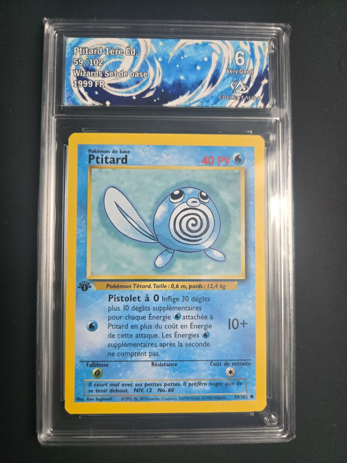 Pokemon Set de Base Ptitard 1ère Edition 59/102