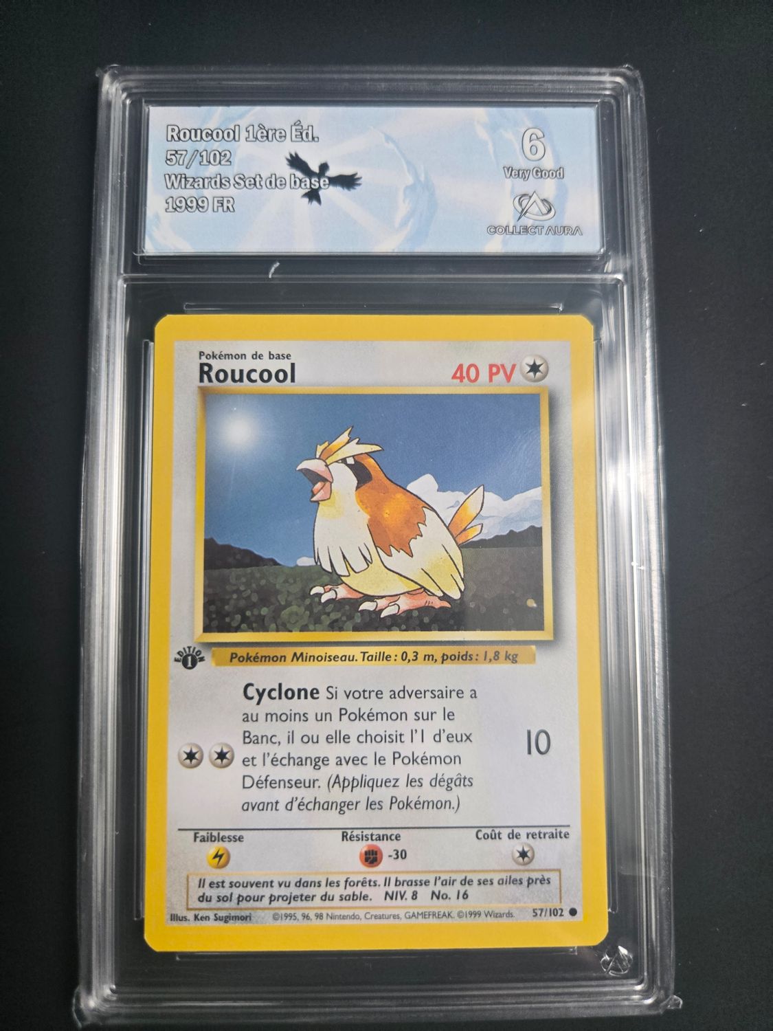 Pokemon Set de Base Roucool 1ère Edition 57/102