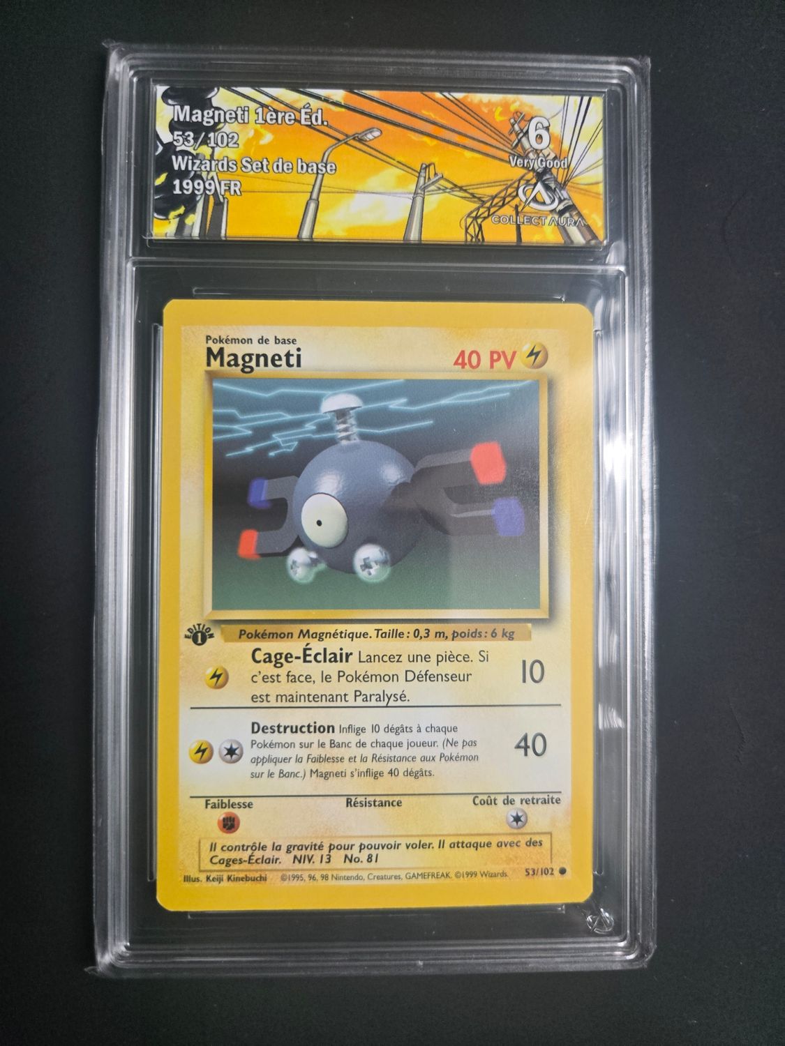 Pokemon Set de Base Magneti 1ère Edition 53/102