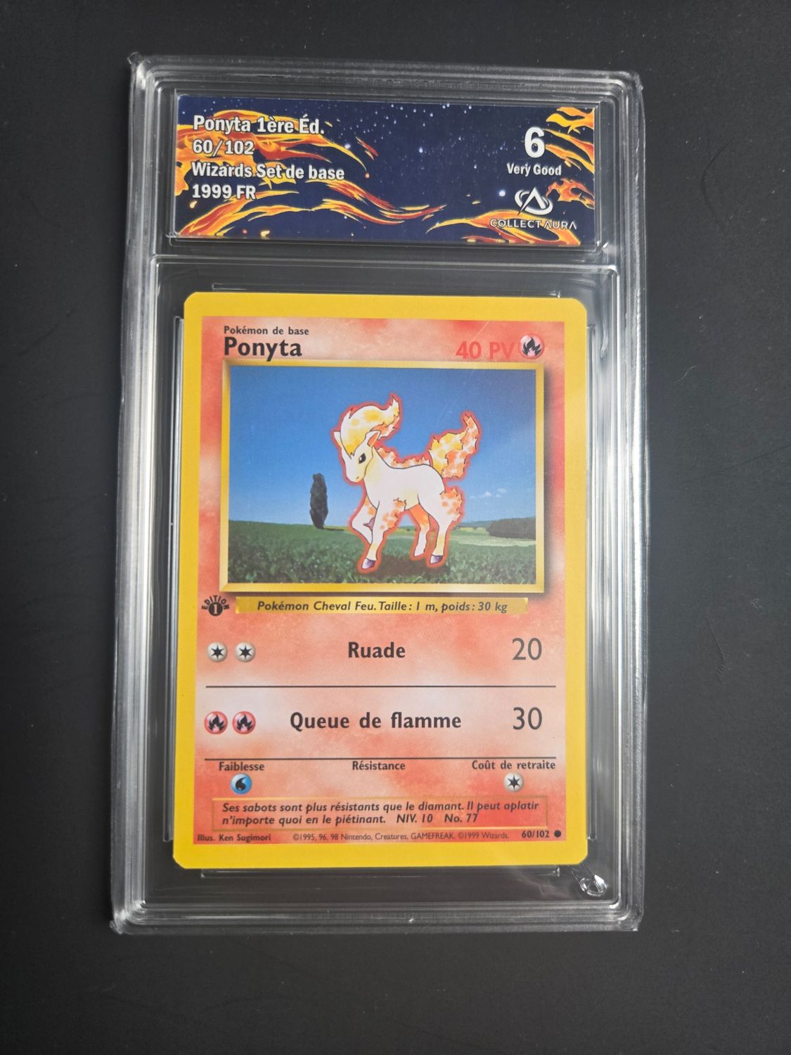Pokemon Set de Base Ponyta 1ère Edition 60/102