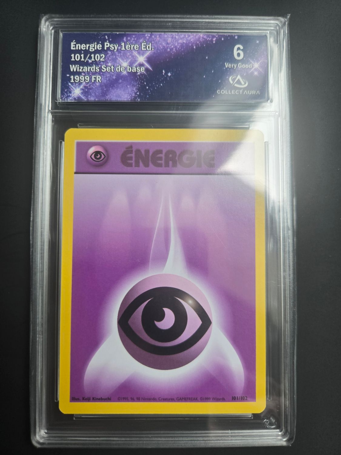 Pokemon Set de Base Énergie Psy 1ère Edition 101/102