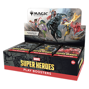 Boite de boosters de jeu de Magic: The Gathering | Marvel Super Heroes