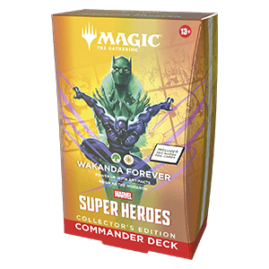 Commander: Magic: The Gathering | Marvel Super Heroes: "Wakanda Forever" Commander Deck: Collector's Edition