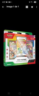 Case scellee 6 X Pokémon JCC : Collection Illustration Premiers Partenaires - Série 1 - FR