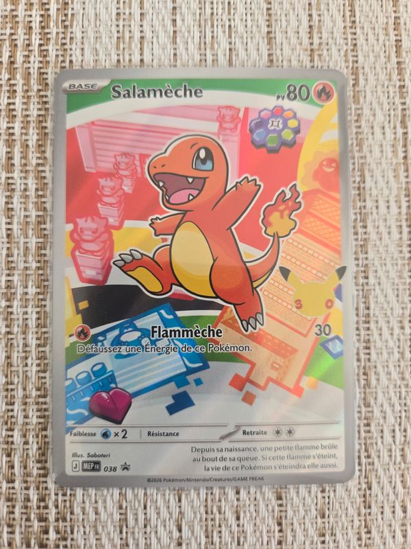 Pokemon Black Star Promo Salameche Mep  038 FR