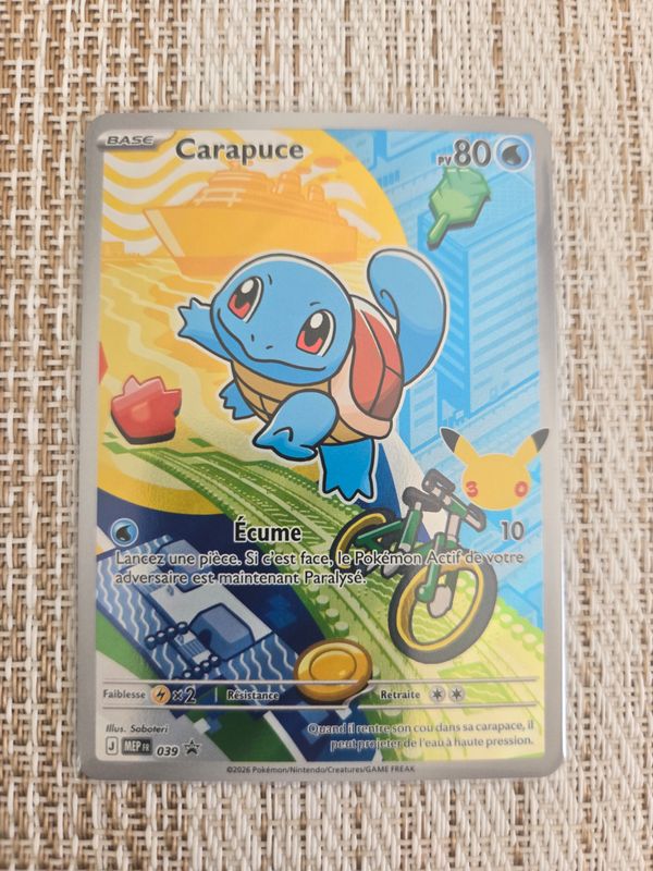 Pokemon Black Star Promo Carapuce Mep 039 FR