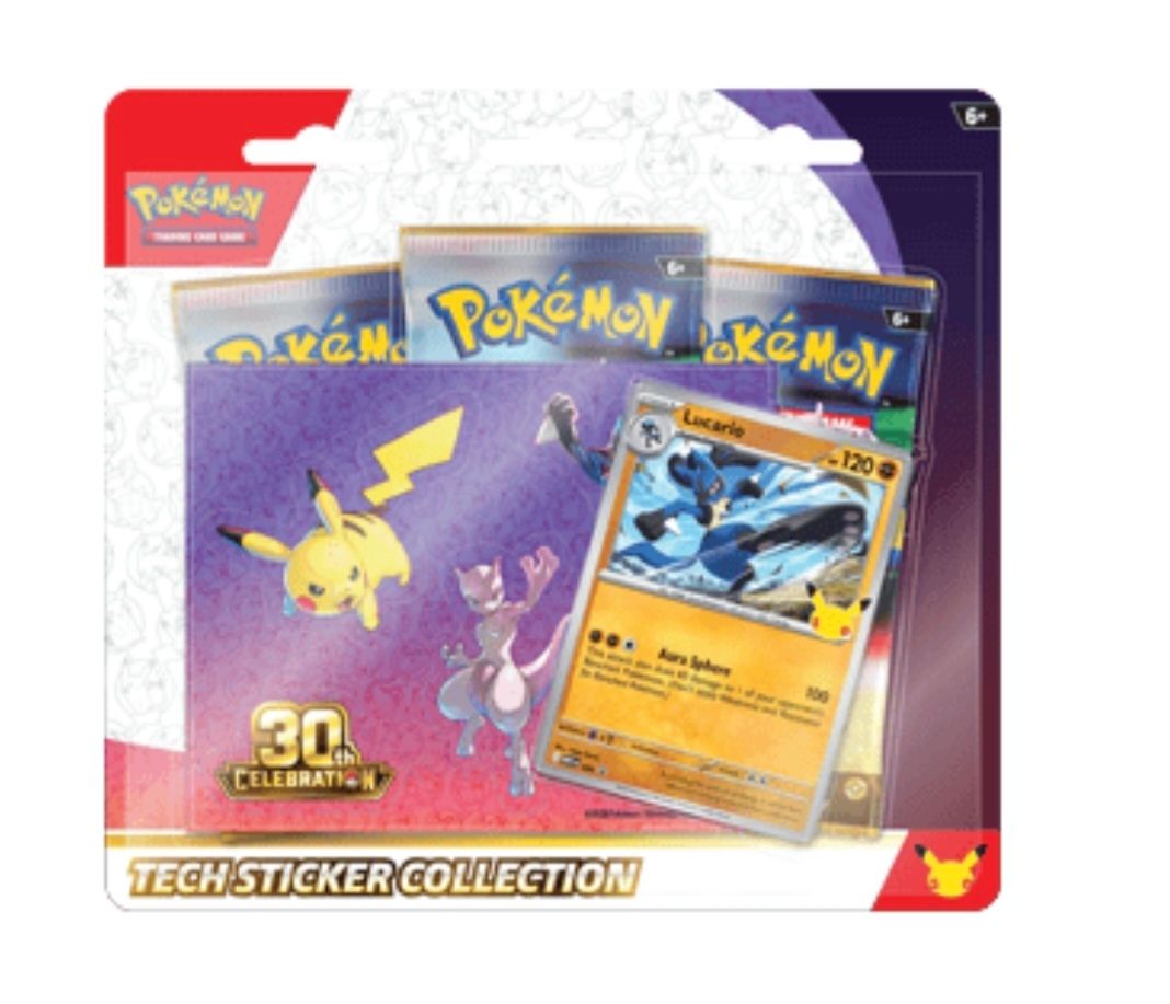 30ᵉ Anniversaire: Lucario Tech Sticker Collection 30ᵉ Anniversaire: Lucario Tech Sticker Collection