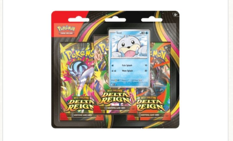 Pokemon Blister 3-Pack de Règne Delta: Otaria