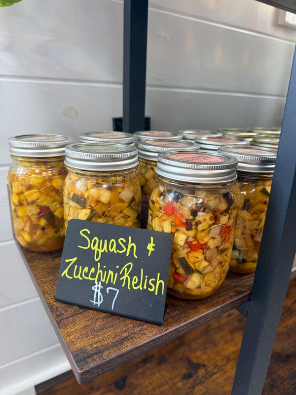 Squash and Zucchini Relish