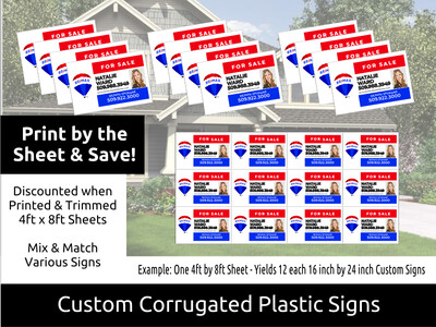Outdoor 4mm Corex Signs - Print in Bulk & Save Outdoor 4mm Corex Signs - Print in Bulk & Save