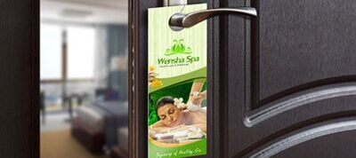 Door Hangers, Heavy Duty 14pt Card Stock