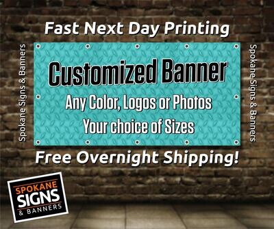 Heavy Duty Outdoor UV Banners - 13oz Vinyl Scrim - Next Day Printing - Free Overnight Shipping Heavy Duty Outdoor UV Banners - 13oz Vinyl Scrim - Next Day Printing - Free Overnight Shipping