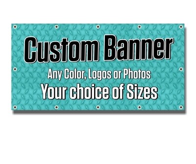 Custom Printed Heavy Duty Outdoor UV Banners - 13oz Vinyl Scrim - Next Day Printing - Free Overnight Shipping Custom Printed Heavy Duty Outdoor UV Banners - 13oz Vinyl Scrim - Next Day Printing - Free Overnight Shipping