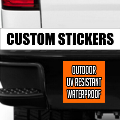 SQUARE - Outdoor Vinyl UV Stickers - BULK DISCOUNT SQUARE - Outdoor Vinyl UV Stickers - BULK DISCOUNT