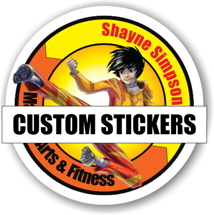ROUND - Outdoor Vinyl UV Stickers - BULK DISCOUNT