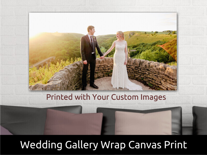 Wedding Canvas Gallery Wrap on Stretcher Bars