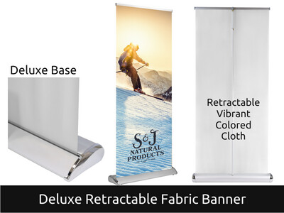 DELUXE Retractable Banner Stand