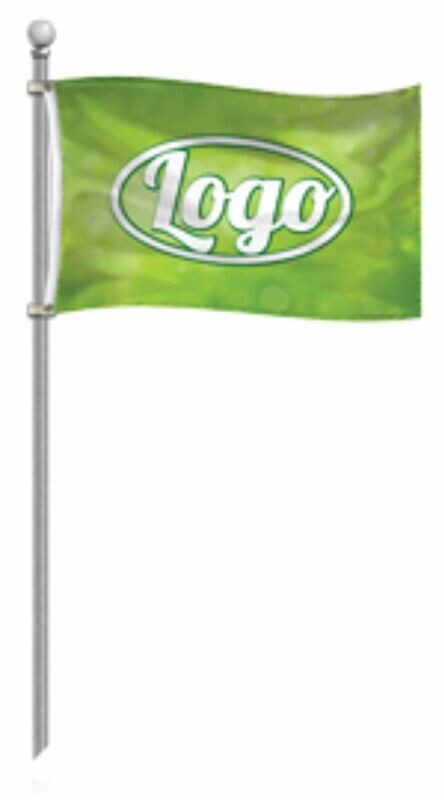 Custom Fabric Flag and Pole Kit