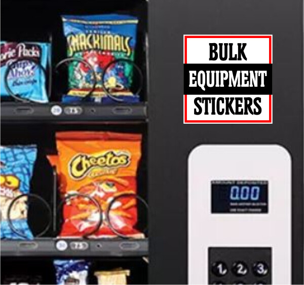 SQUARE - Outdoor Vinyl UV Stickers - BULK DISCOUNT
