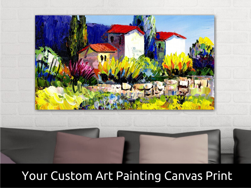 Custom Artwork Canvas Print | Gallery Wrap
