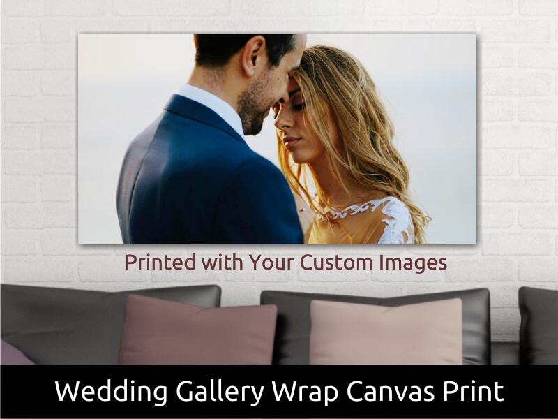 Wedding Canvas Gallery Wrap on Stretcher Bars