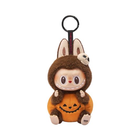 Pop Mart Labubu The Monsters – Happy Halloween Party Series Sitting Pumpkin Vinyl Plush Pendant