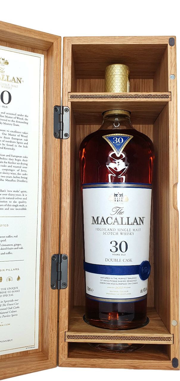 MACALLAN 30 YEAR OLD DOUBLE CASK 2022 RELEASE