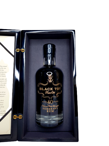BLACK TOT RARE 40 YEAR OLD DEMERARA RUM