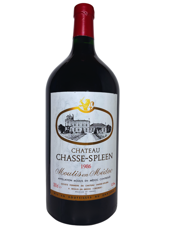 CHATEAU CHASSE SPLEEN MOULIS 1986 DOUBLE MAGNUM 3 LITER