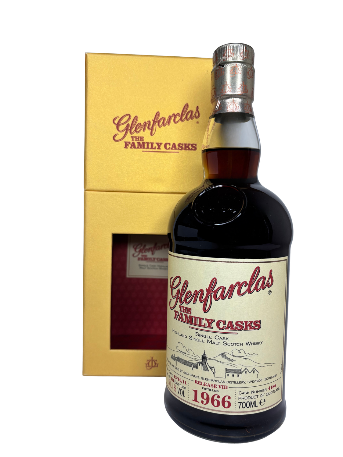 Glenfarclas, The Family Cask Release VIII #4186 Sherry Butt Bottled 2011