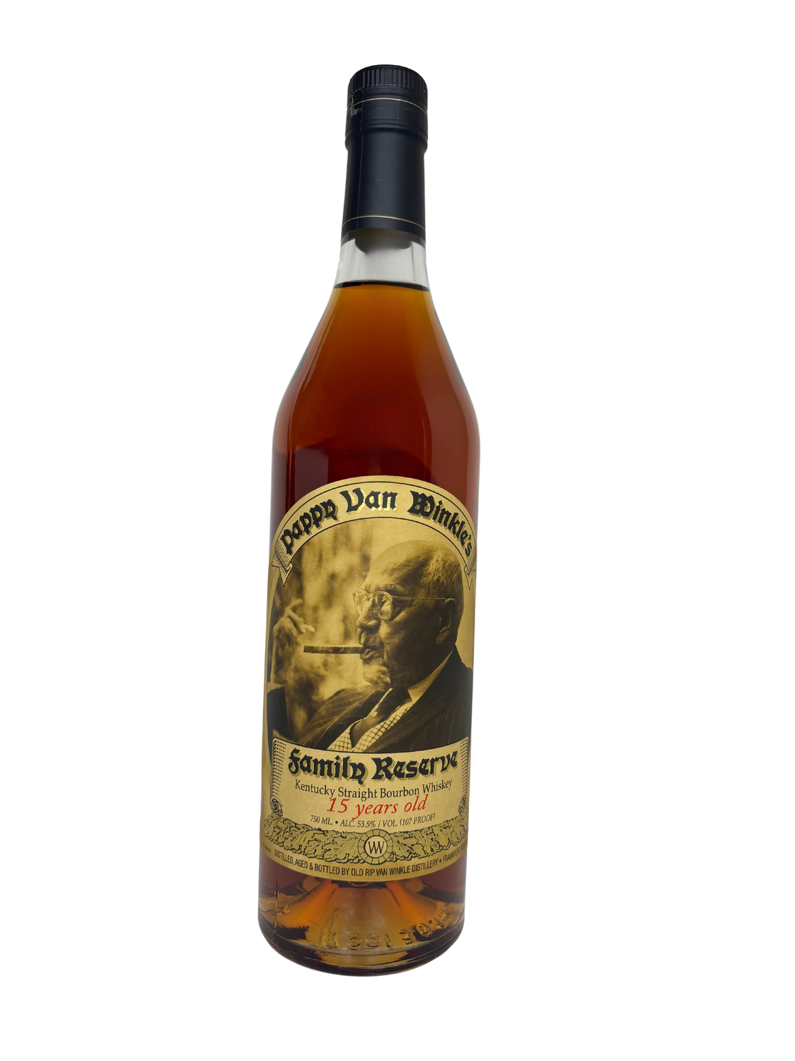 PAPPY VAN WINKLE&#39;S FAMILY RESERVE 15 YEAR OLD KENTUCKY STRAIGHT BOURBON