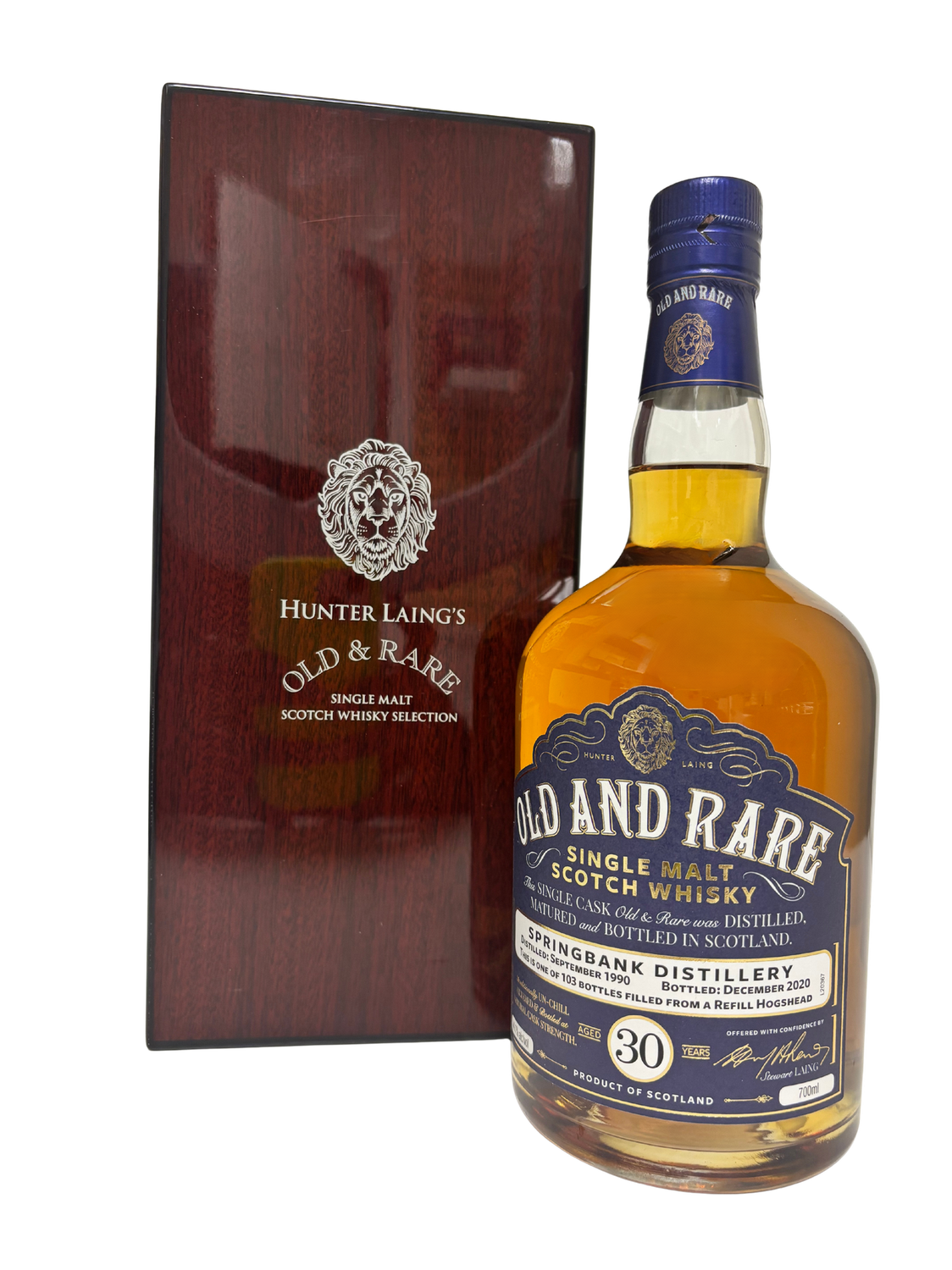 Springbank Hunter Laing&#39;s Old &amp; Rare 1990 30 Year Old