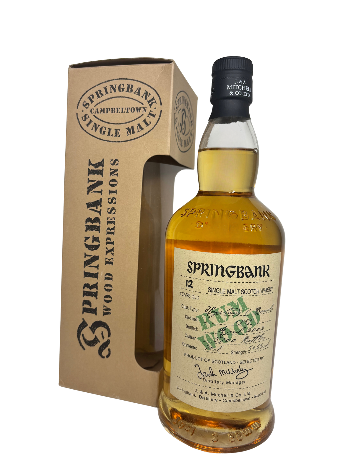 Springbank Rum Wood 1989 12 Year Old