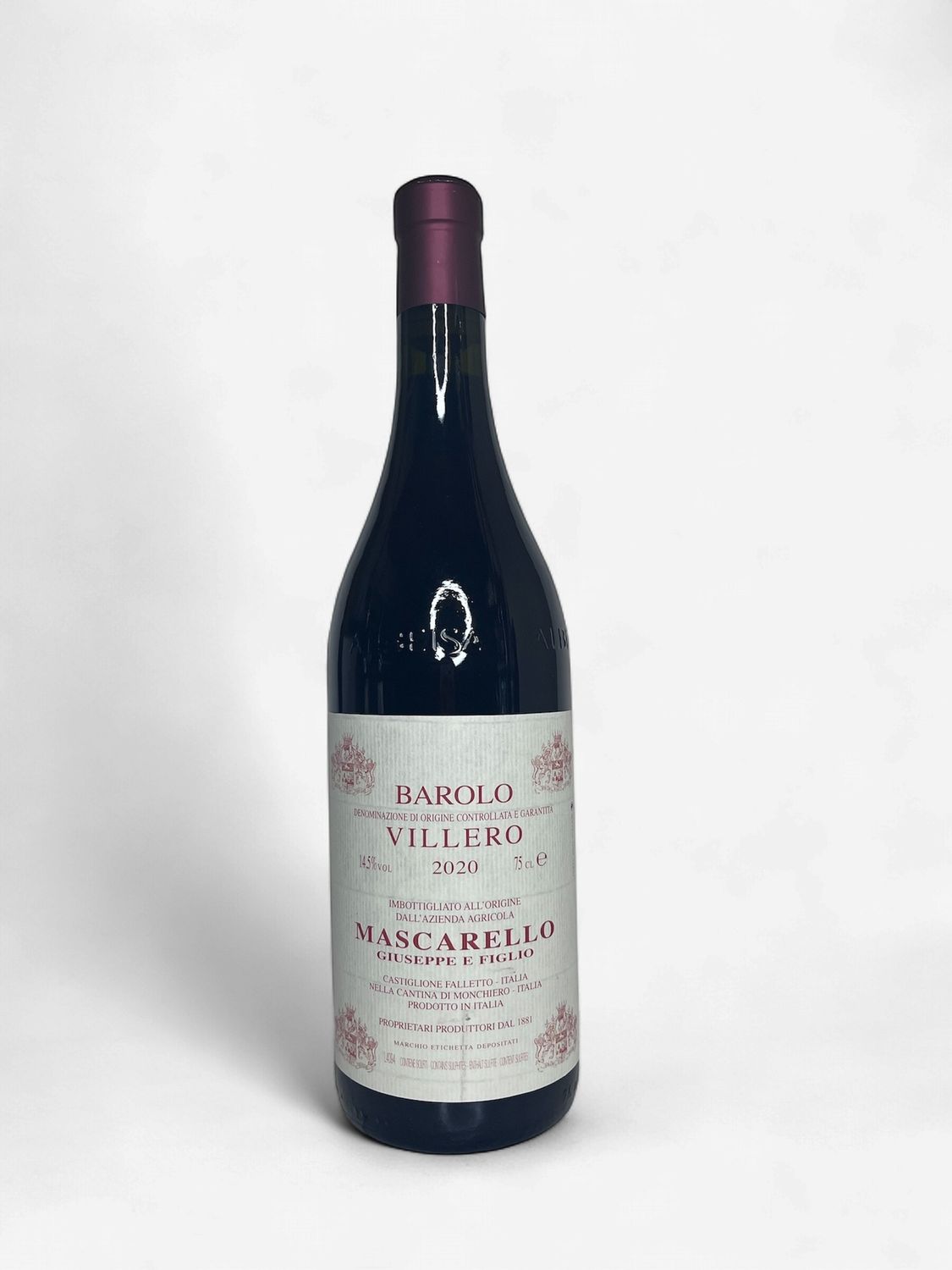 MASCARELLO VILLERO BAROLO 2020
