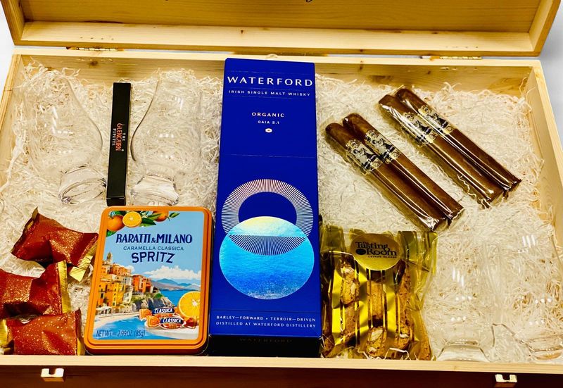 WATERFORD &amp; CIGAR BOX