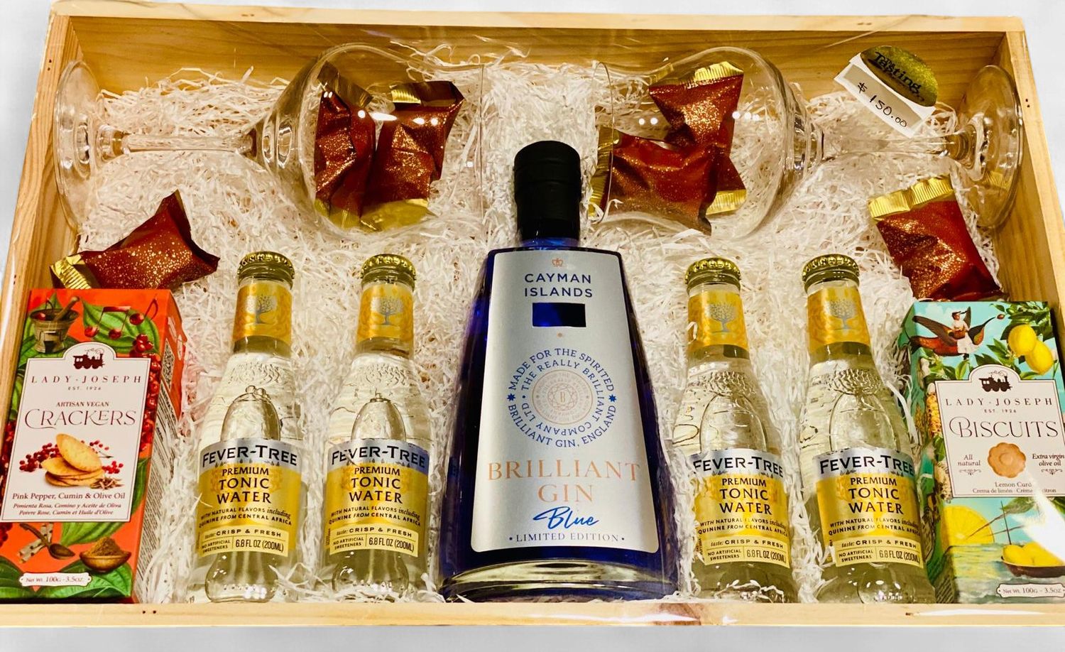 Cayman Islands Brilliant Blue Gin GIFT
